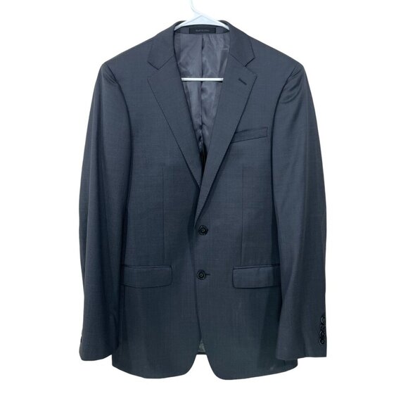 Calvin Klein Men's 38L Extreme‎ Slim Fit 100% Wool Blazer Gray 2 Button - Picture 1 of 7